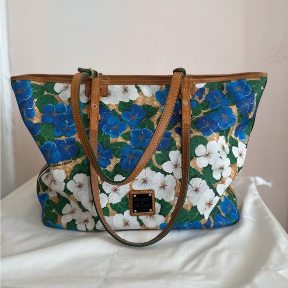 Dooney & Bourke | Floral Bag | Blue & White - Picture 7 of 16